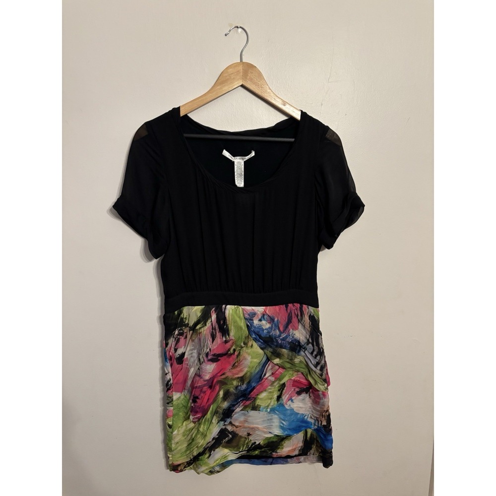 Diane von Furstenberg Women's Garnier Silk Dress Storm Rose Size 10 New $345 Y2K
